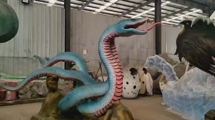 Life size animatronic monsters