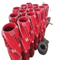 Puyang zhongshi API Certificated Carbon Steel Centralizer Spiral Vane Rigid Centralizer Casing Roller1