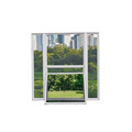 New Single Hung Double Glazed Vertical Sliding UPVC Window with Grill Design1