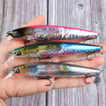 130mm Floating Surface Minnow Lure for Sea Bass1