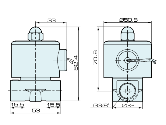 2W040-10 Water Solenoid Valve Normally Closed