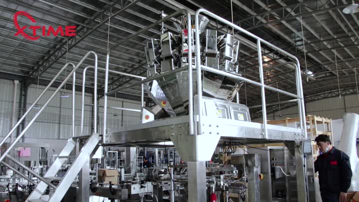 Breadcrumb bag packing machine