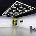Hexagonal Lighting: LED Ceiling Lights for Barbershops and Workshops1