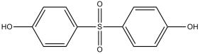 Struktur von Bisphenol S (BPS)