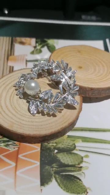 silver brooch
