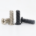 OEM Nickel Plated Black M5 Desktop Computer Case Fan Screws: KB Countersunk Flat Tail Self-Tapping Screws1