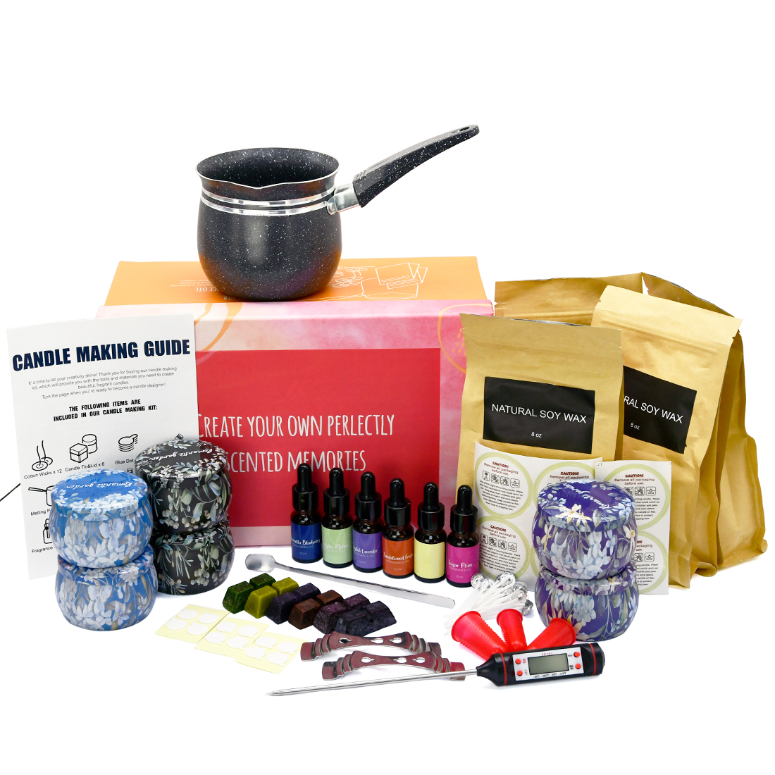 DIY soy wax candle making kit in stock