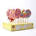Handmade Halal Kosher Rainbow Lollipop Candy, 85g, Swirl Twist Sweet Decoration1