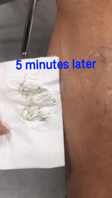Hair removal cream
