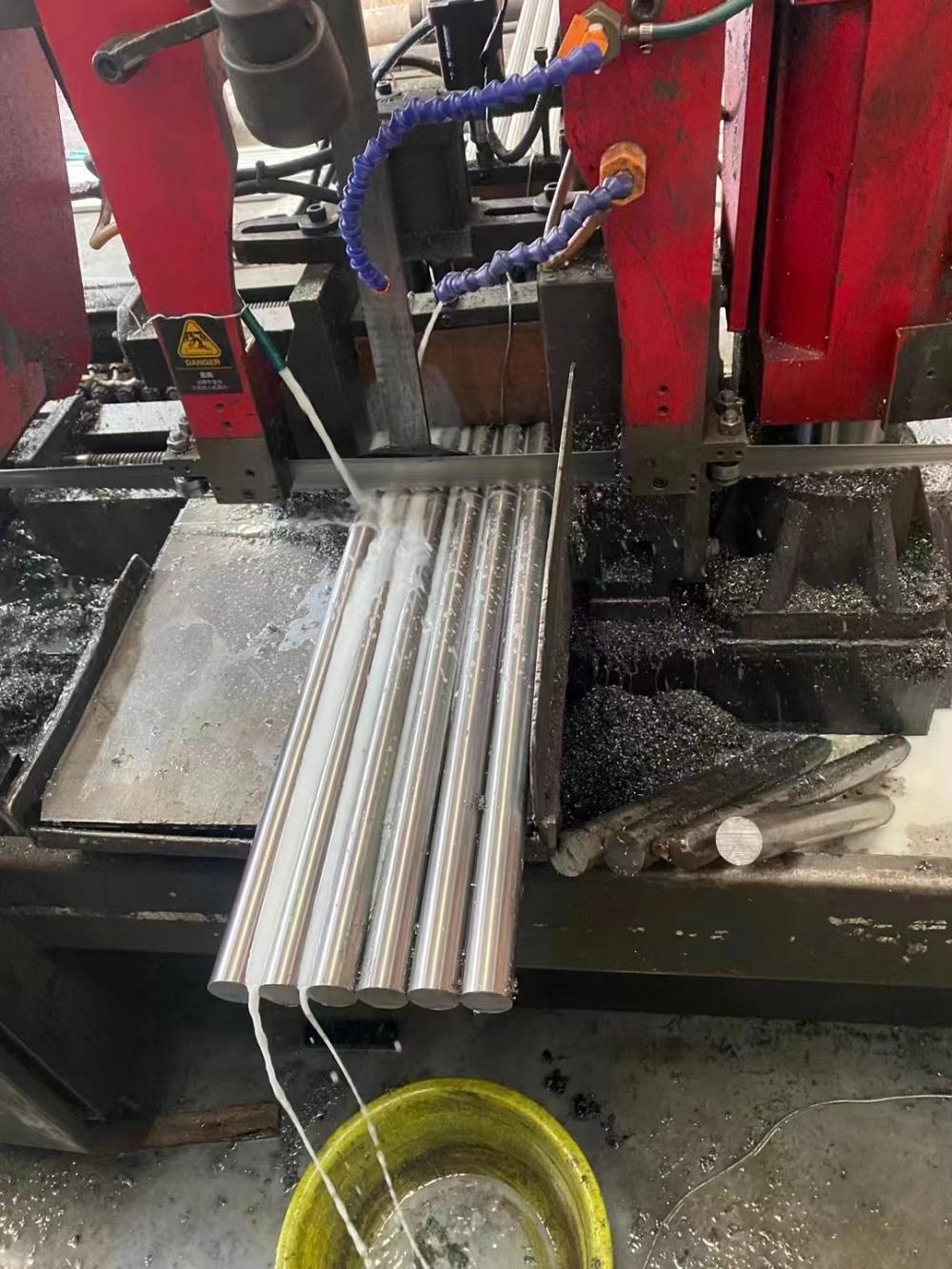 TMT bars cutting process