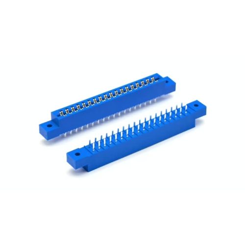 Соединитель слота шины 805, 180° DIP, высота 12,0 мм, синий, 2*18P