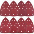 105x152mm Aluminum Oxide Mouse Sandpaper Prio-Triangle 11-Hole Sanding Sheets1