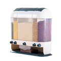 New Household Plastic Rice Storage Box & Cereals Bin1