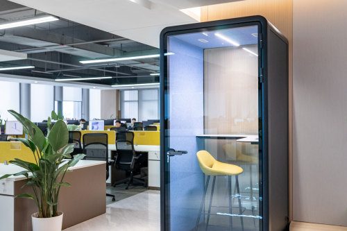 Soluções silenciosas de vários tamanhos, cabines à prova de som HECOR criam seu espaço silencioso exclusivo