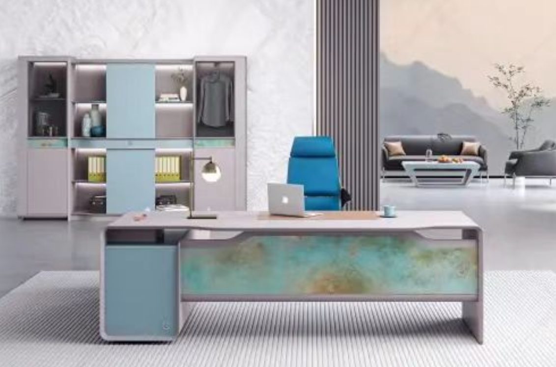 BOBIAO Office Desk: Perpaduan harmonis antara estetika dan efisiensi, mengantarkan paradigma baru desain kantor kelas atas