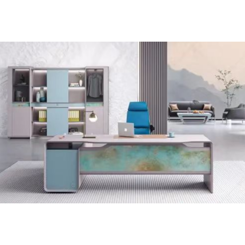 Mesa de escritório BOBIAO: uma fusão harmoniosa de estética e eficiência, inaugurando um novo paradigma de design de escritório de alto padrão