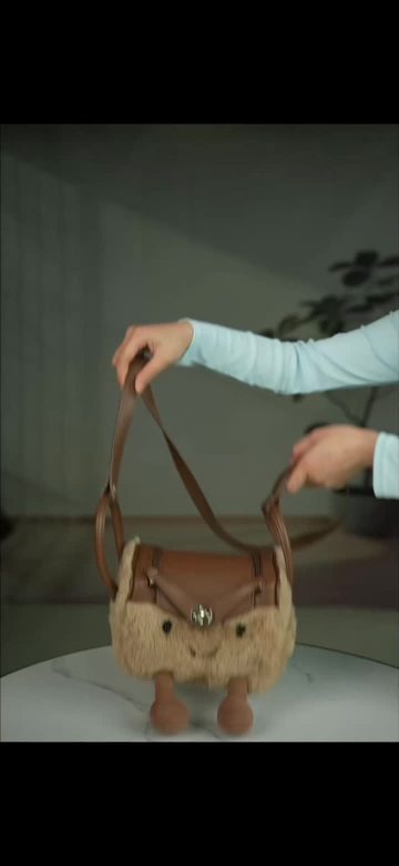 Plush Lindy bag