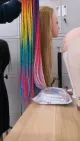 Kolorowe pudełko warkocz peruka kucyk akcesoria do włosów dla dzieci