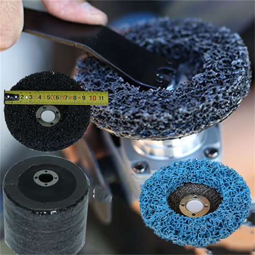 strip and clean disc polishing wheel