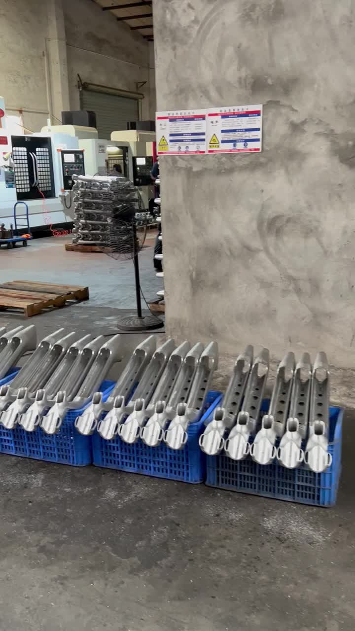 Finished casting area