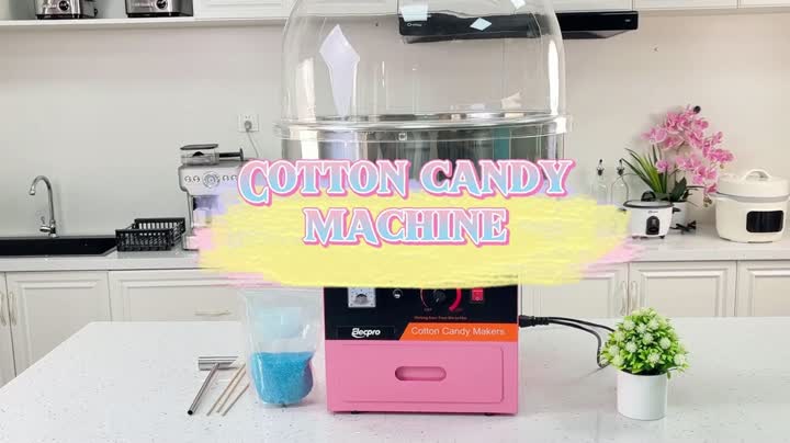 Tabletop cotton candy machine