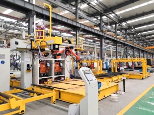 Línea de soldadura de robot