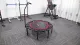 Fitness mini trampolino pieghevole con manico regolabile