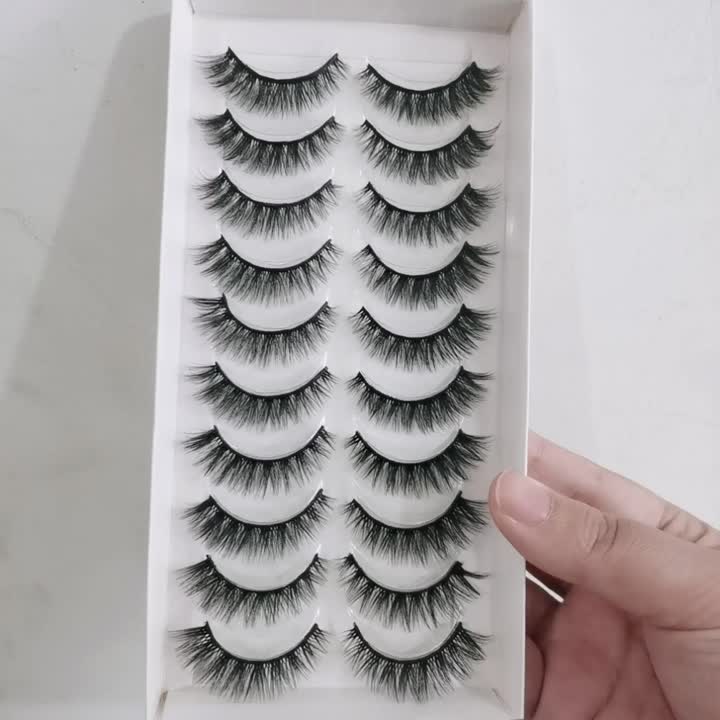 10 pairs fake eyelashes