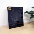Black Induction Hob 2000W - Single Cooktop with Knob Button1