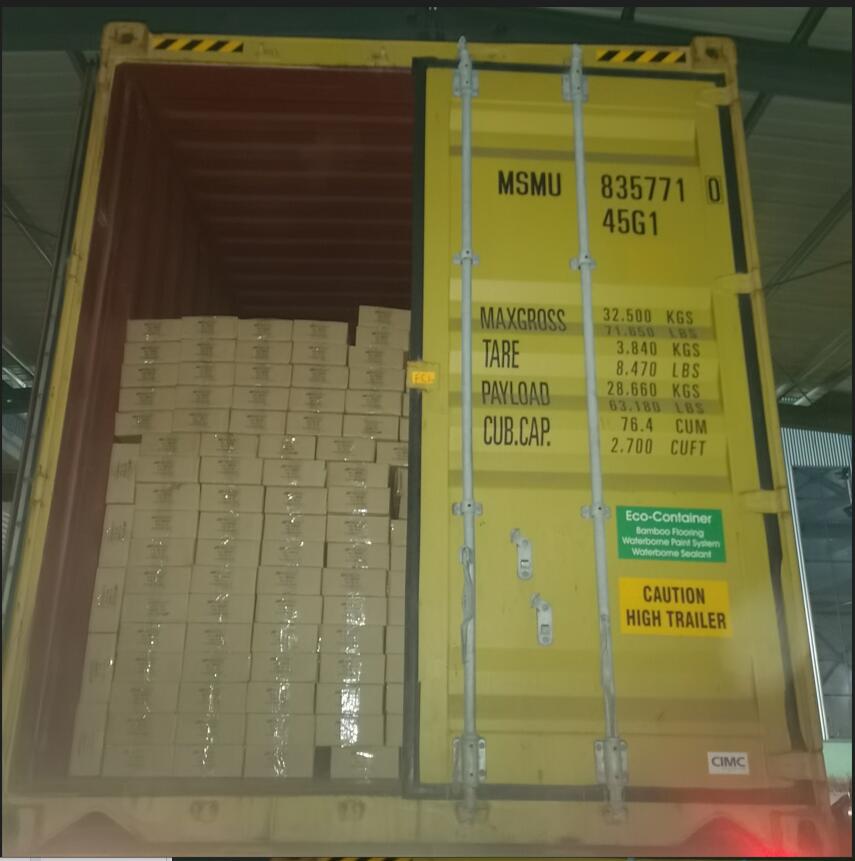 One Container of Sun Shade Sail for US Customer`s order was delivered to Tianjin Port
