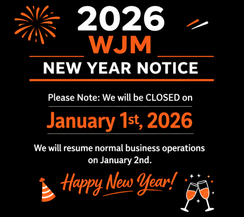 WJM 2026 New Year's Day Festival Notice