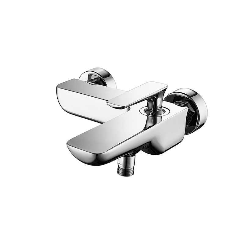 Single lever bath mixer for exposed installation