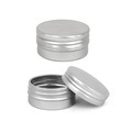 Custom Round Metal Lip Balm Containers - Empty Tin Jars Aluminum Tins1