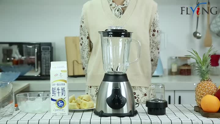 Stainless steel high performance blender