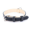 Red Black Brown Heavy Duty Padded Leather Dog Collar for Walking and Training1