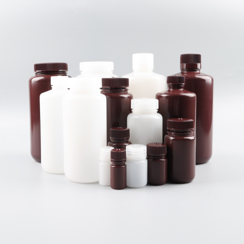 Technical requirements and uses of plastic reagent bottles