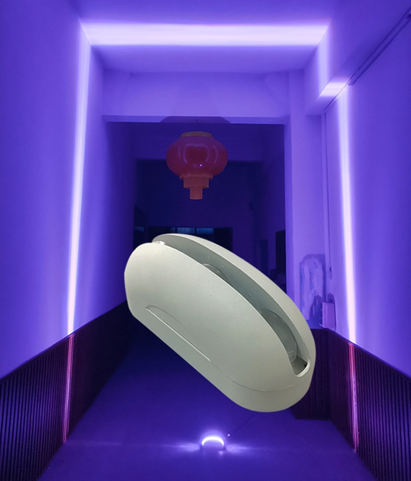 Lampe murale du cadre de la porte de la fenêtre LED RVB