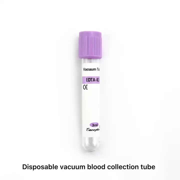 Tube de collection de sang sous vide