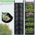 Vegetabilisk shiitake svamp växande väska/ filt odlar väskor vertikala väggmonterade hängande växande väska1