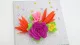 DIY handgjorda filtblommor med glitterboard kit