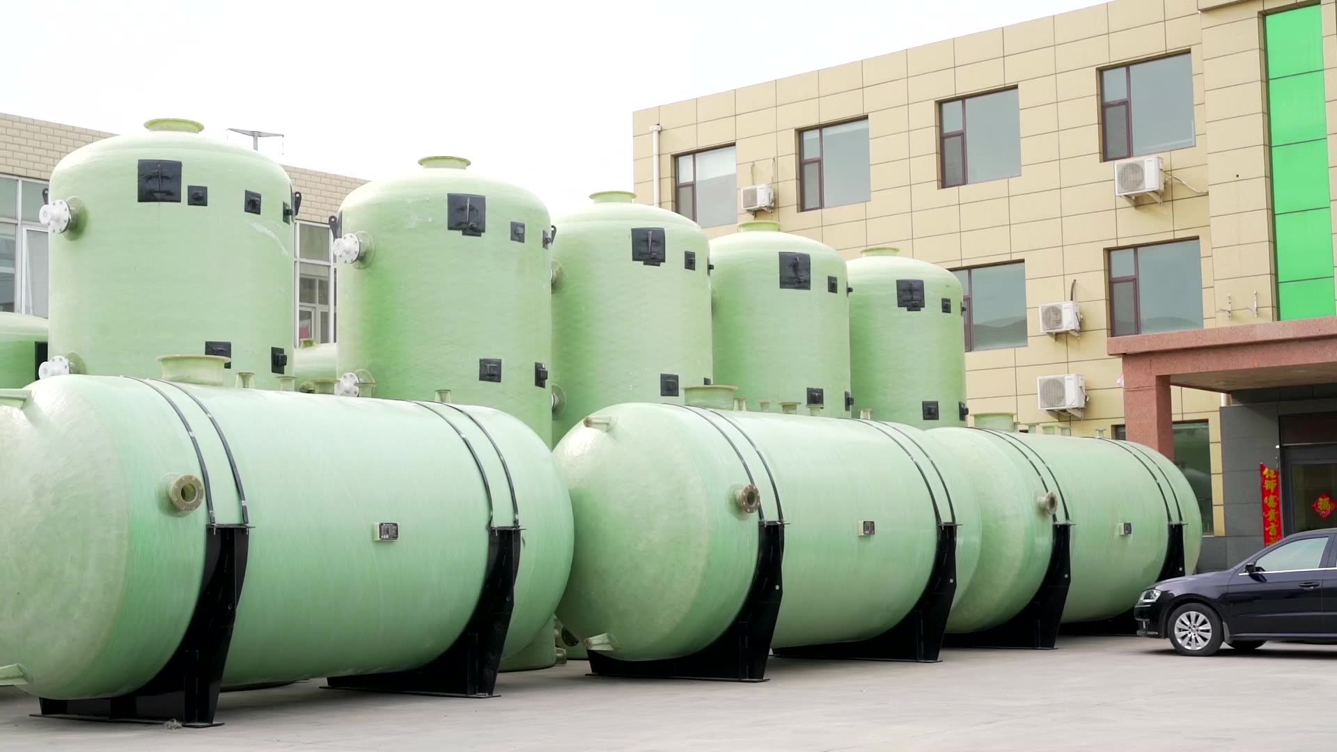 FRP GRP Fiberglass Winding Septic Tanks1