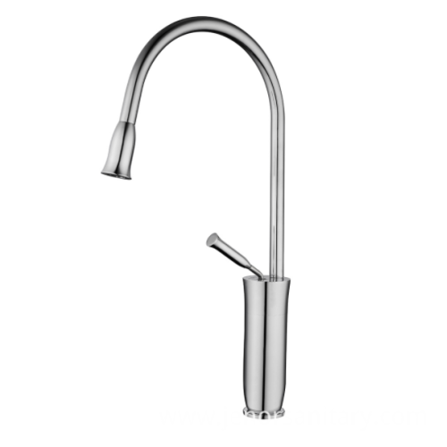 What are the features of a water-saving kitchen tap?