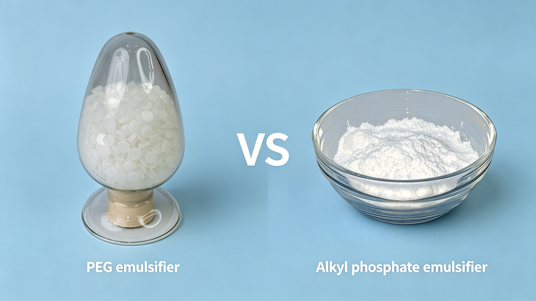 Alkyl Phosphate vs PEG Emulsifiers in O/W Emulsion Stability
