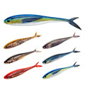 12.5cm Soft Plastic Fish Bait with 3D Printed Biomimetic Fin and Harpoon Tail, 11g1