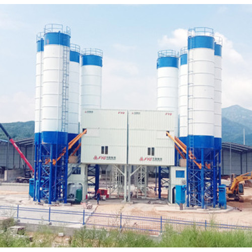 FYG HZS120 modular mixing plants support the construction of the Wuyue highway