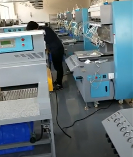 silicone production line for silicone making products in customer factory