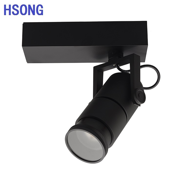 Hsong Lighting - Top quality dimmable cob led tracking light spot 3/4 wire track light 30w full watt for museum led track light1