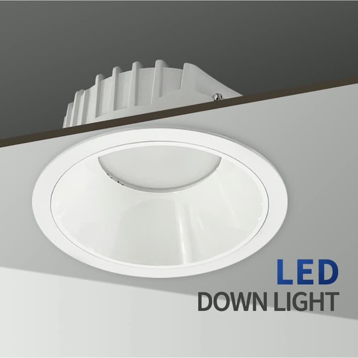 Downlight de LED blanc