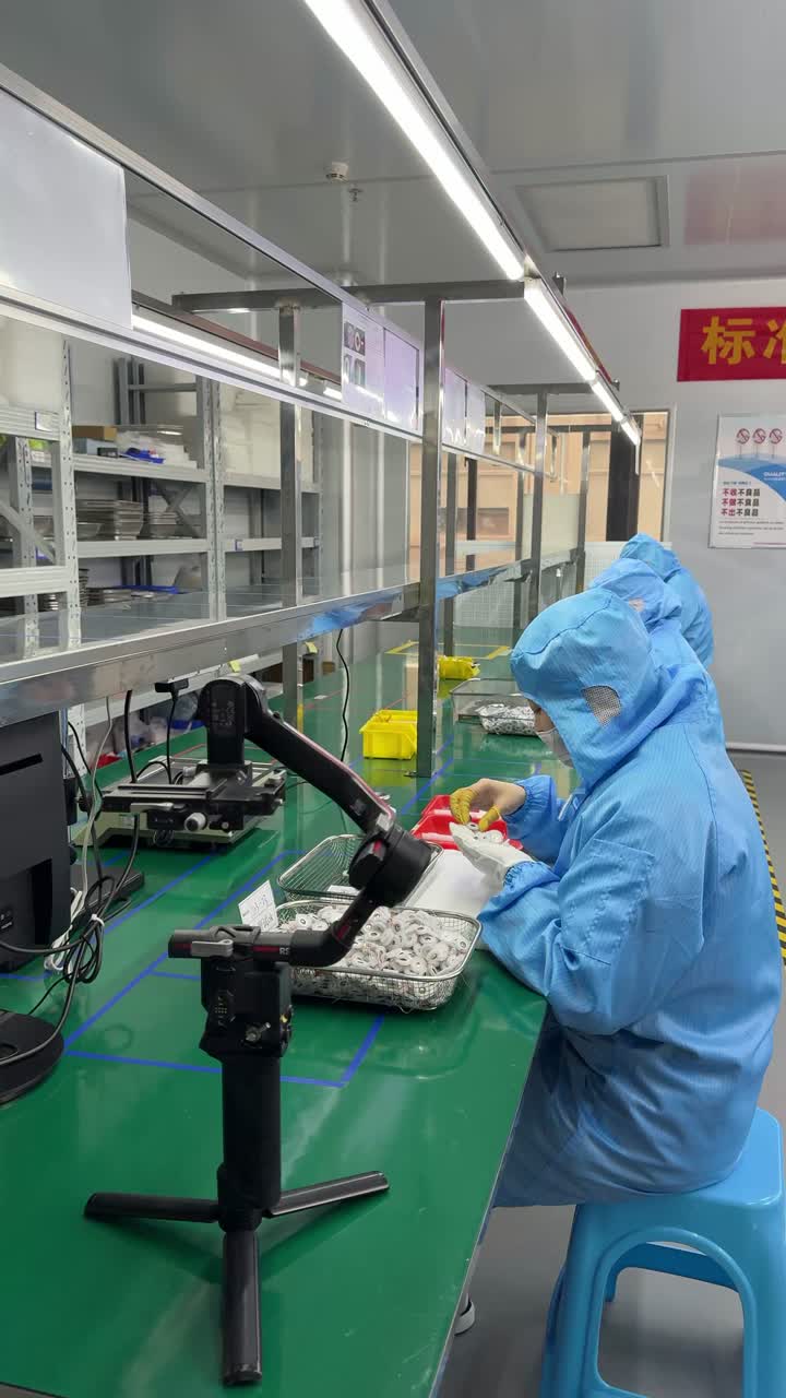 Процесс испытания распыляющего элемента перед отправкой