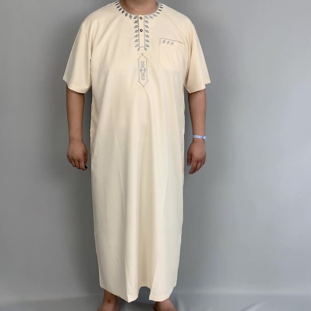 African Style 2021 Thobe Musulman Vetement1